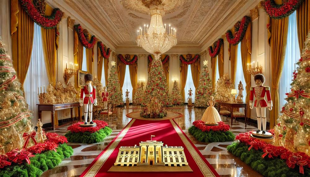 Kennedys Christmas White House Decorations